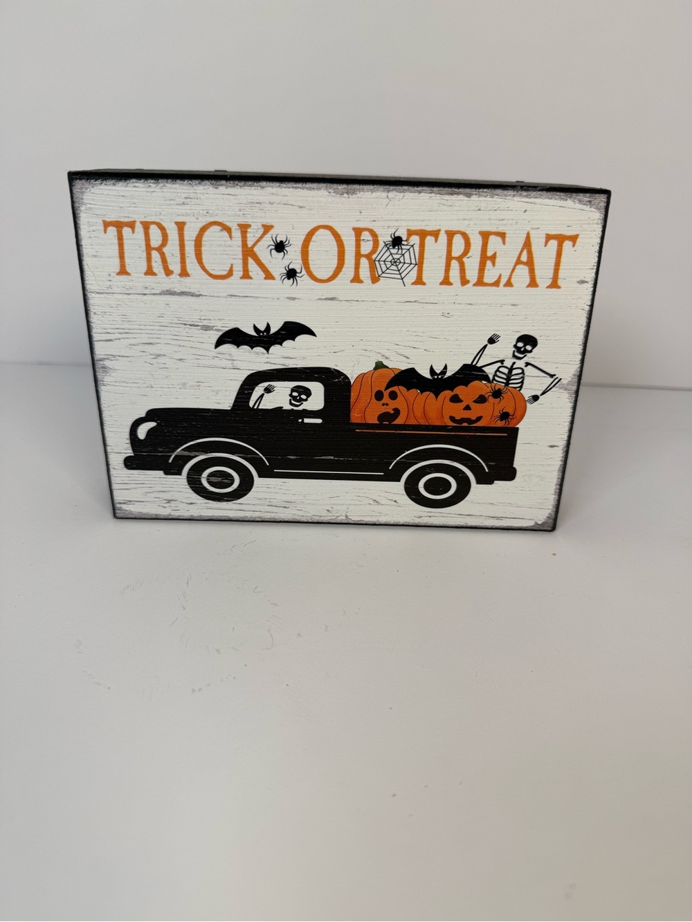 Halloween wood sign